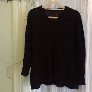 Knitted warm sweater